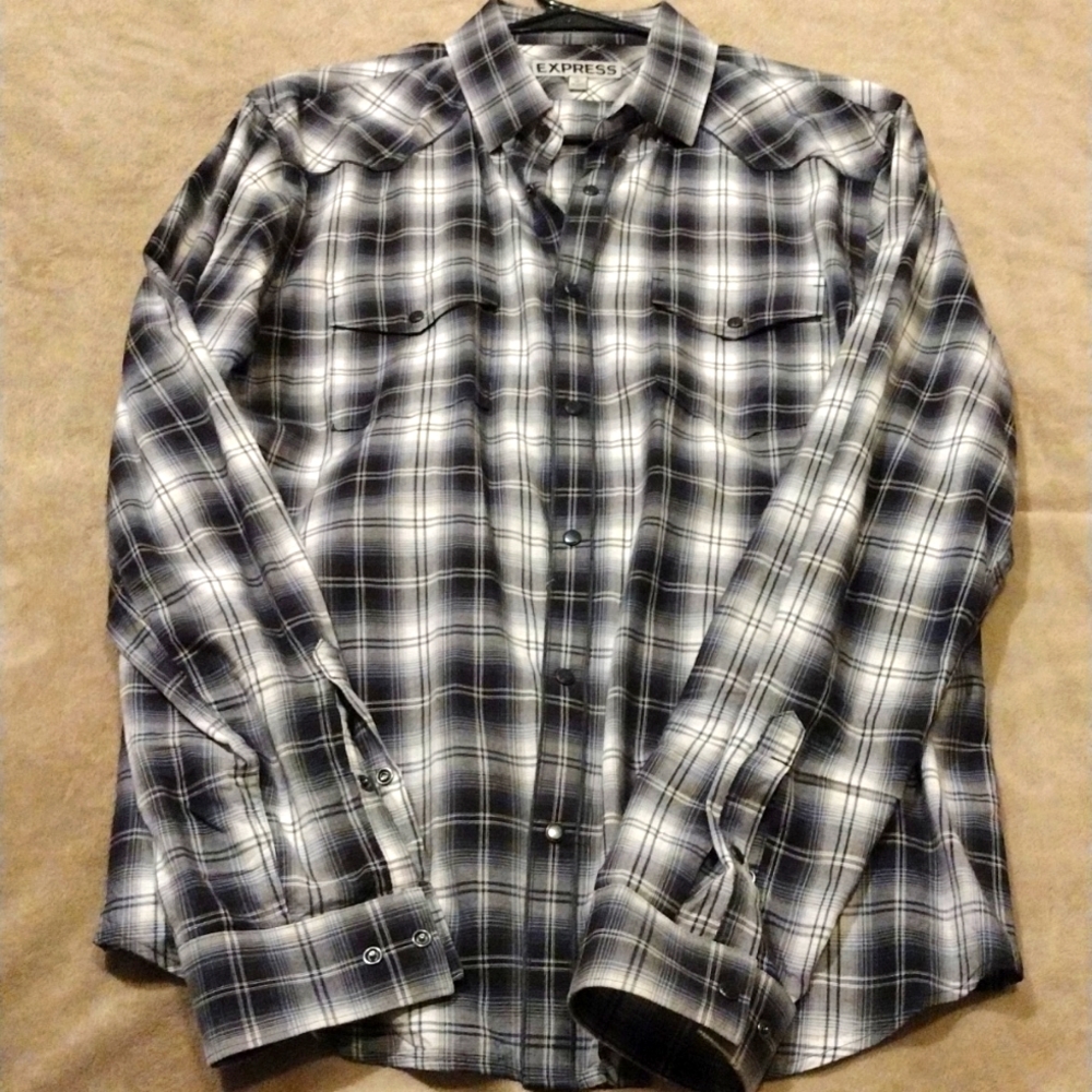 Express Men's Medium Button Up